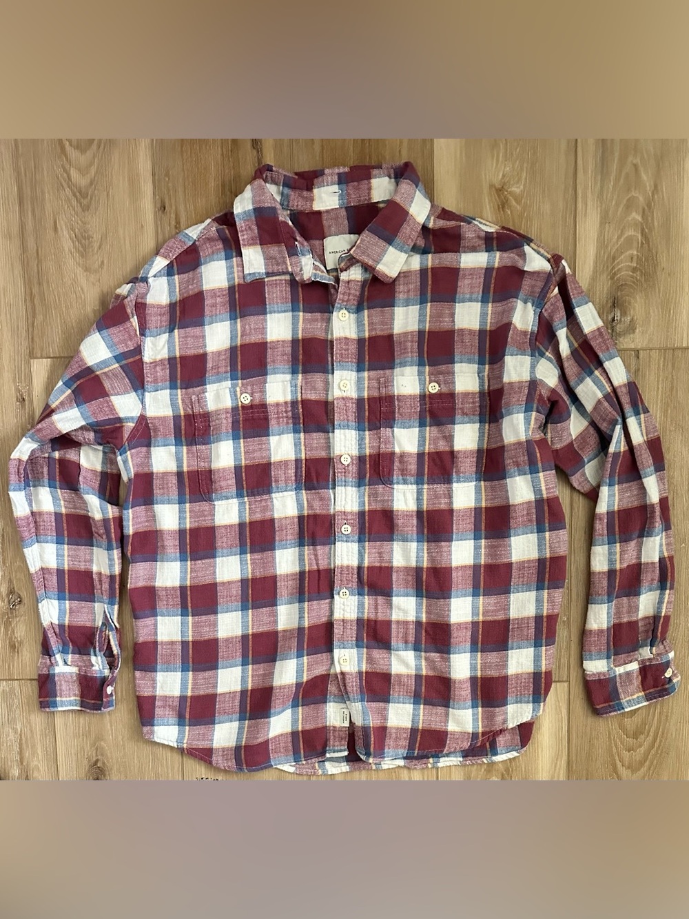 American Eagle Flannel Button Up XL